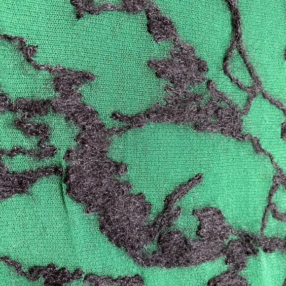 jean paul gaultier soleil mesh dress w/ sheer long sleeves - Picture 3 of 5